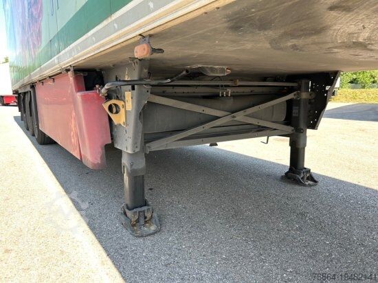 Low loader semitrailer SCHMITZ SCB S3B SKO24, KüHLAUFLIEGER, TK SLXE 400, LIFTACHSE, FLEISCHBAHNEN