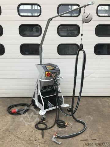 MF-Schweißmaschine mit Wassergekühltem Stoßpunkter; Inverter Mittelfrequenz Schweißgerät mit Spotter TECNA 3670 E CF00