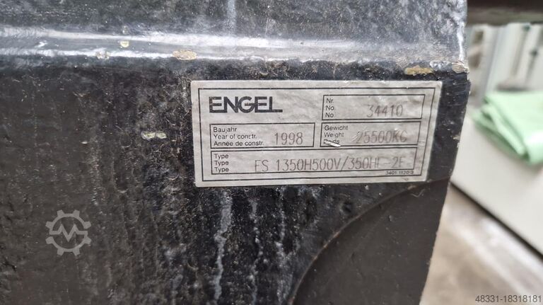 Injection molding machine up to 5000 KN ENGEL ES1350H500V/350HL-2F