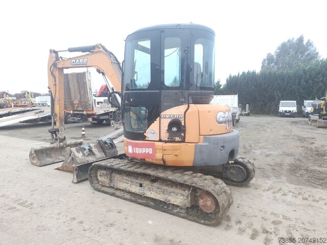 Minibagger < 7t Case CX50B with 3 excavator buckets
