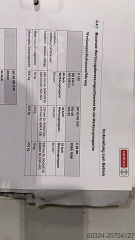 CNC Bearbeitungszentrum - Fahrständer HEDELIUS C60 - 2000