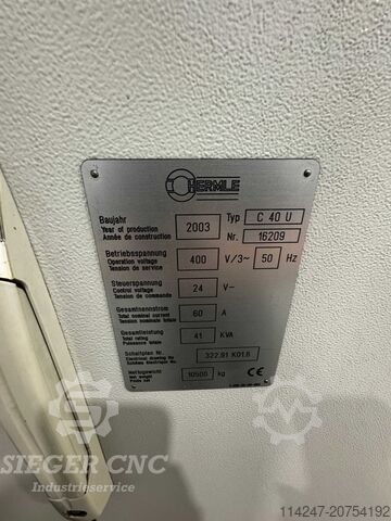 Hermle C40 Dynamik HERMLE C40 U