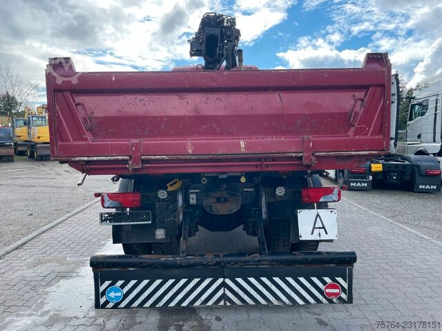 Dreiseitenkipper LKW MAN TGA 18.310/HIAB 111 HIDUO/Funk/Meiller/4x4