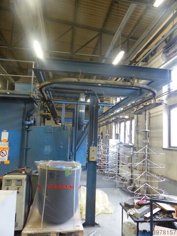 Hängebahn Durchlauf Strahlanlage Schlick Schlick DHB 12/14