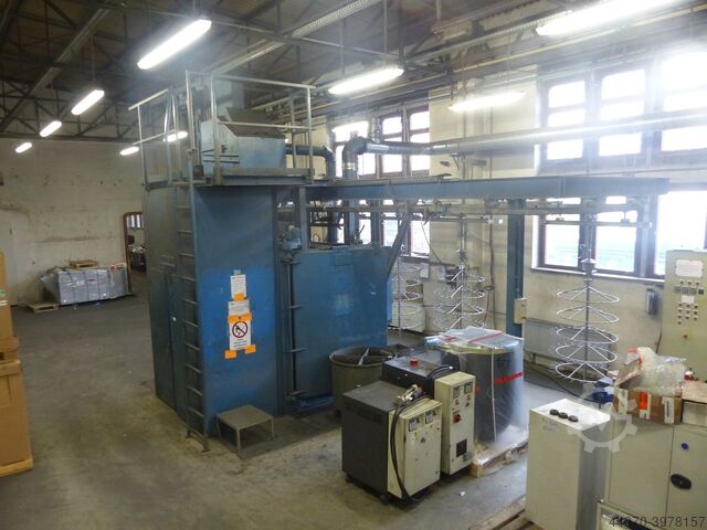 Hängebahn Durchlauf Strahlanlage Schlick Schlick DHB 12/14