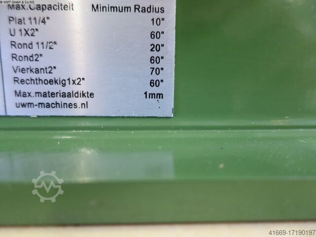 Pipe-Bending Machine UWM TR 60