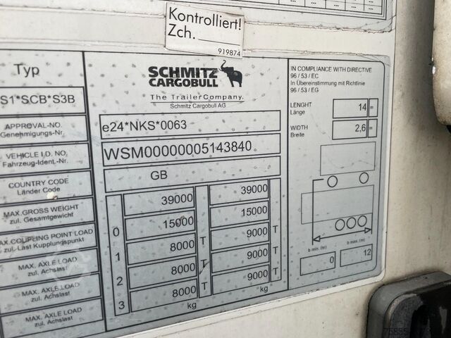 Kühl-/Tiefkühltransport Schmitz Cargobull Fridge Thermoking SLXe Spectrum / Multitemp / S...