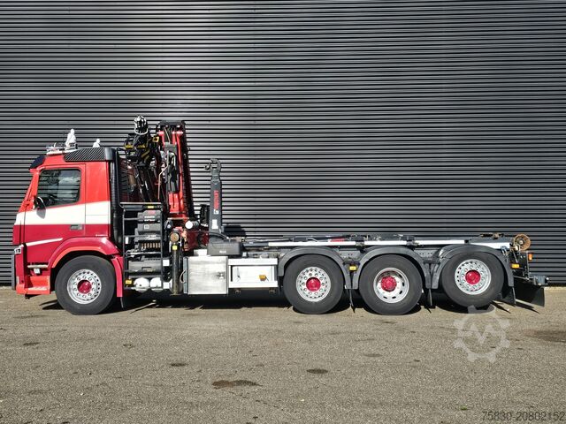 Hook arm system Volvo FM 420 8x2 / HIAB HOOKLIFT + 30 t/m CRANE - KRAN