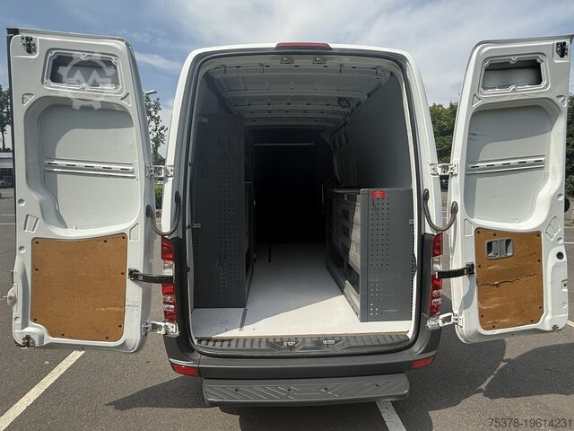 Box van Mercedes-Benz Sprinter 313CDI Kasten L2H2 Einbau+1.Han