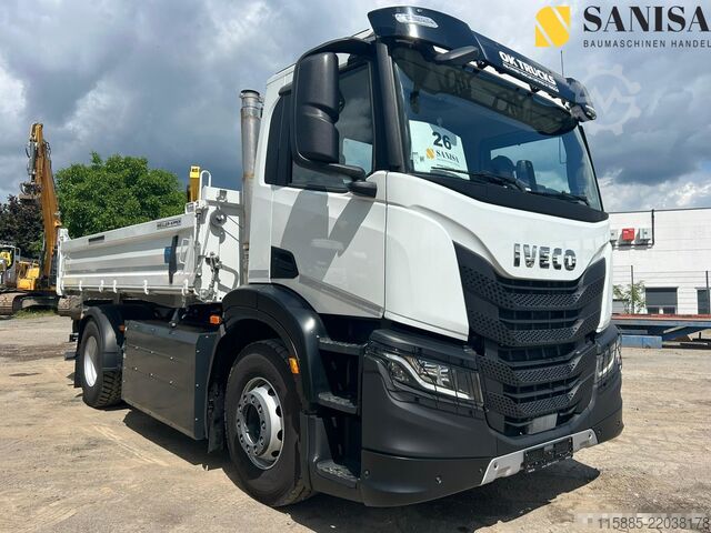 Tipper truck Iveco S-Way 400/Meiler/CNG/Erdgas/Blatt-Luft