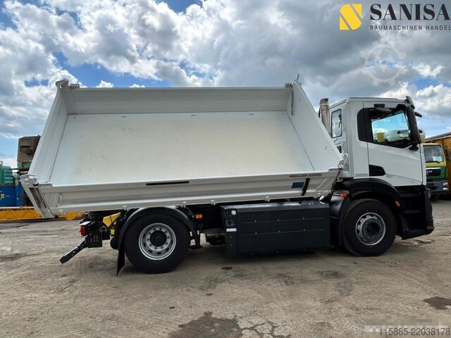 Tipper truck Iveco S-Way 400/Meiler/CNG/Erdgas/Blatt-Luft