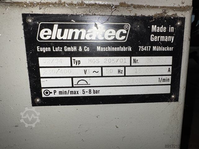 Circular saw for light metal & aluminium Elumatec 