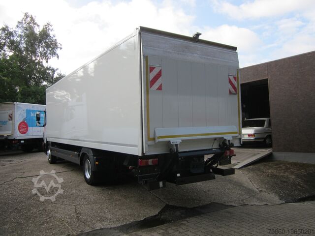 Truck with box body Mercedes-Benz 1230 Atego Koffer 8,14m lang LBW Automat