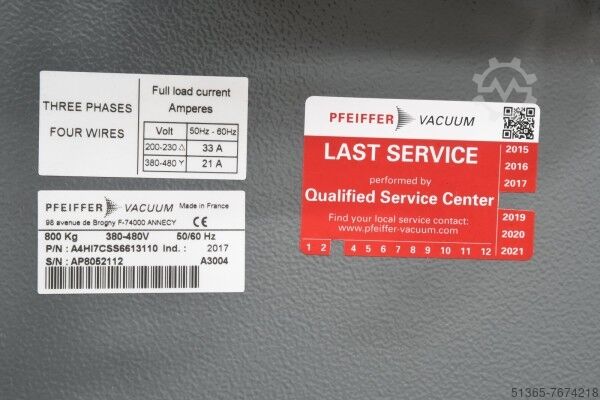 Roots pump Pfeiffer Vakuum A4HI7CSS6613110