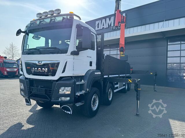 Crane truck MAN TGS 41.500 8x4 Euro 6 Palfinger PK 50002-EH D +...