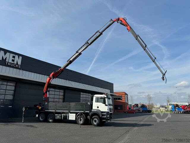 Crane truck MAN TGS 41.500 8x4 Euro 6 Palfinger PK 50002-EH D +...