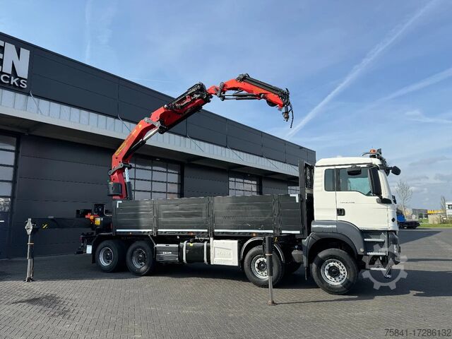Crane truck MAN TGS 41.500 8x4 Euro 6 Palfinger PK 50002-EH D +...