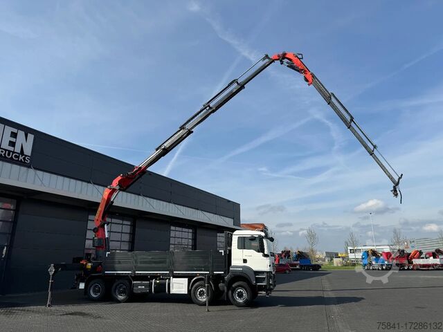Crane truck MAN TGS 41.500 8x4 Euro 6 Palfinger PK 50002-EH D +...