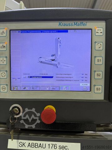 Injection moulding machines KRAUSS MAFFEI KM180-750 AX Electric machines