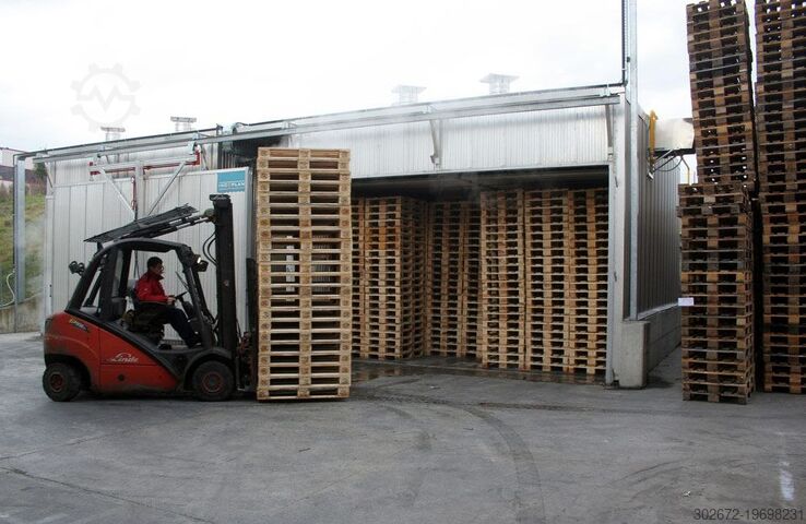 Drying kiln chamber for pallets and wood INCOPLAN PALLETPLAN