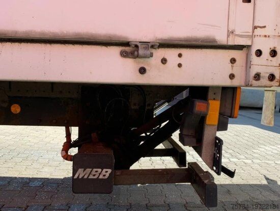 Curtain sider van IVECO EUROCARGO 75E18 PLANE, LADEBORDWAND