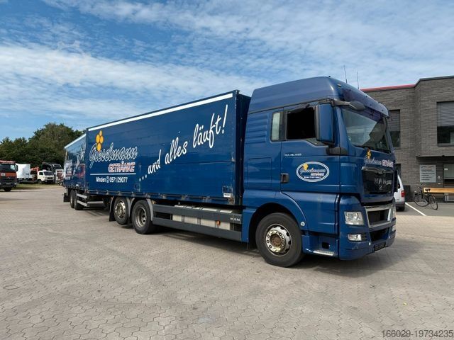 LKW mit Getränkeaufbau MAN TGA Schwenkwand-Getränkeaufbau incl. Anhänger
