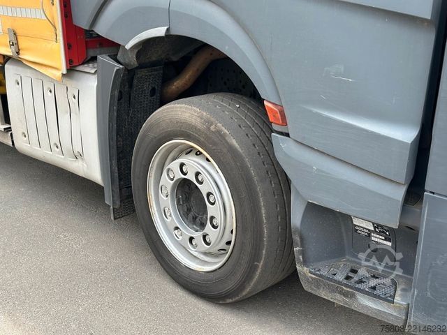 LKW mit Pritsche & Plane MERCEDES-BENZ Actros 2545 Pritche 7,29m Hubdach Stapler