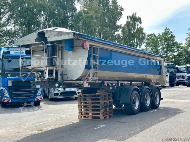 Tipper semitrailer LANGENDORF SKS-HS 24/30 Stahl elektr Verdeck Lift