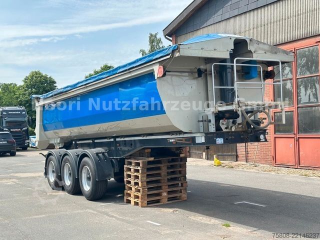 Tipper semitrailer LANGENDORF SKS-HS 24/30 Stahl elektr Verdeck Lift