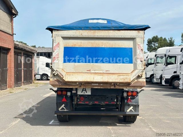 Tipper semitrailer LANGENDORF SKS-HS 24/30 Stahl elektr Verdeck Lift