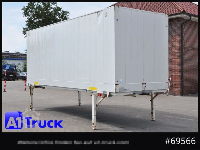 Swap body with box structure KRONE Wechselbrücke BDF 7,45 Koffer, Textil 2750mm innen, 20 x vorhanden