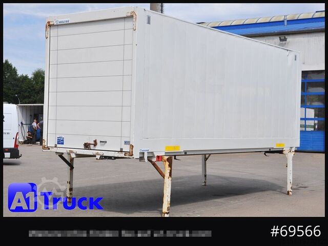 Swap body with box structure KRONE Wechselbrücke BDF 7,45 Koffer, Textil 2750mm innen, 20 x vorhanden