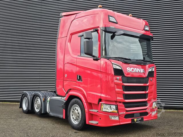 Volume transport Scania S580 V8 / 6x2/4 / MEGA / LOWDECK