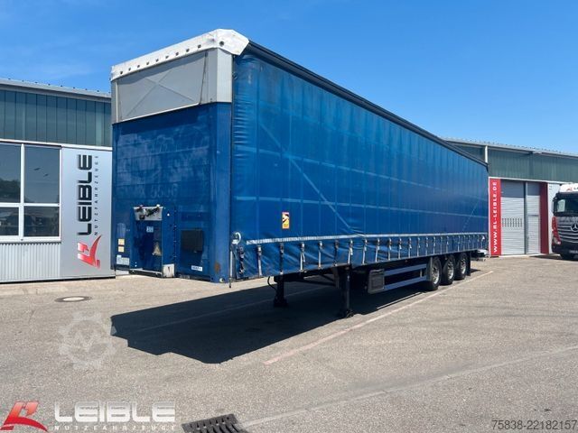 Auflieger mit Pritsche & Plane SCHMITZ CARGOBULL SCS 24*Varios Mega Tautliner*Hubdach*