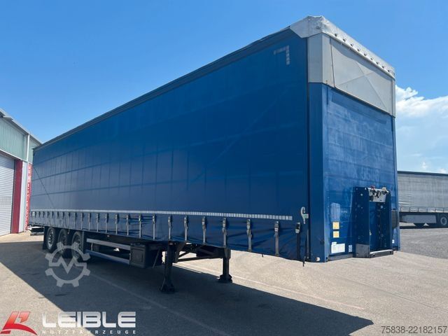 Auflieger mit Pritsche & Plane SCHMITZ CARGOBULL SCS 24*Varios Mega Tautliner*Hubdach*