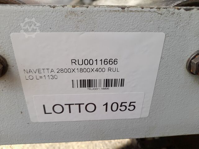 Transportwagen 2800×1800×400 mit Rolle L=1130  