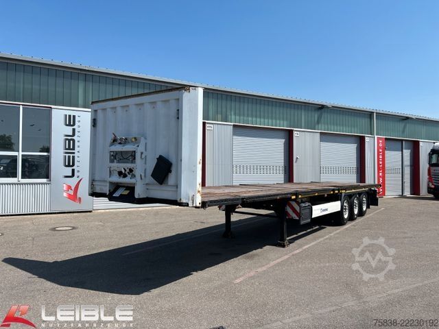 Auflieger mit Arbeitsbühne KRONE SD Plattform*Twistlock*Ferry Lashes*Disc