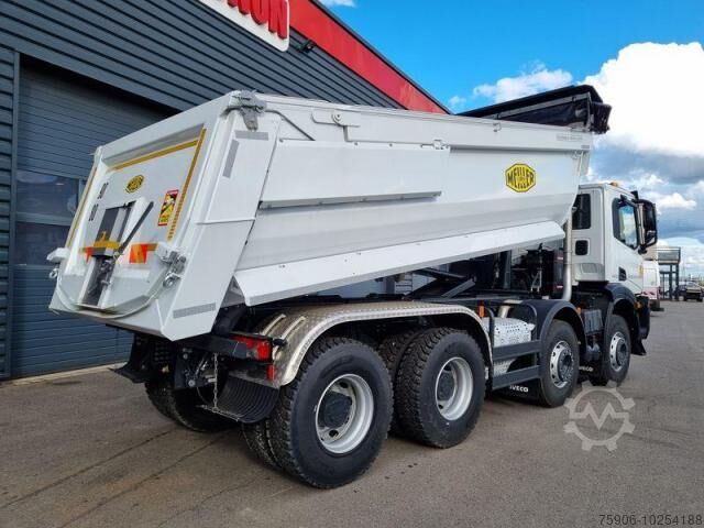 Skip truck Iveco T WAY 450 BENNE RONDE