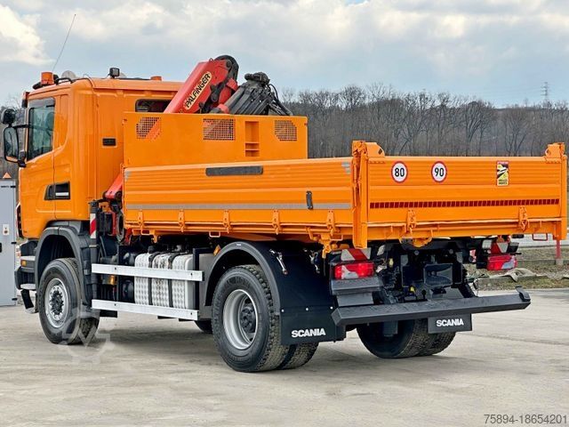 Truck mounted crane SCANIA G360 Kipper 4,10m *PK 11002 B + FUNK *4x4