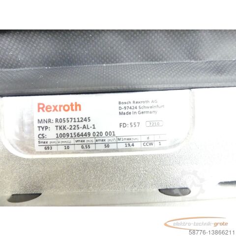 Component Rexroth TKK-225-AL-1 Schienenführungstisch MNR R055711245 -