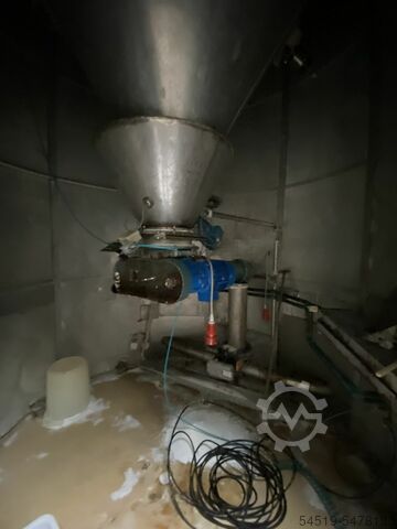 1 x 80 m³ Aluminium - Silo, ø 3.000 mm Zeppelin