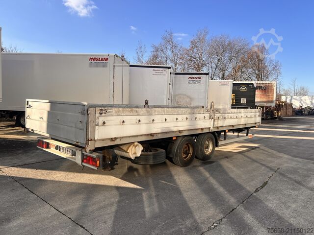 Anhänger mit Pritsche & Plane Tang, Karl ZP105  Tandem Pritschenanhänger