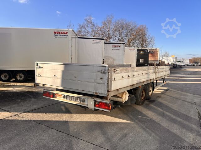 Anhänger mit Pritsche & Plane Tang, Karl ZP105  Tandem Pritschenanhänger