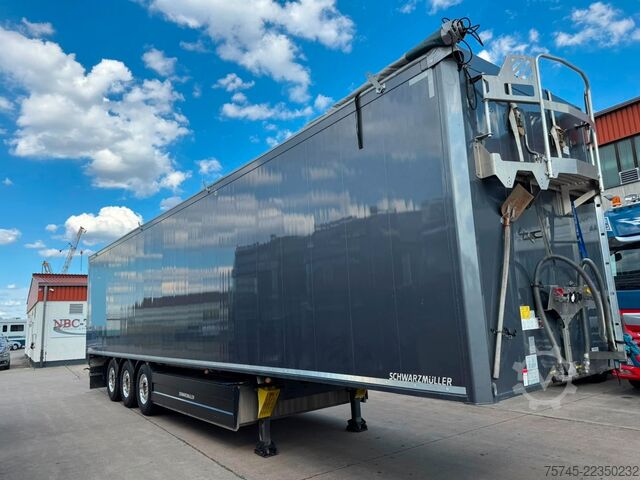 Semitrailer SCHWARZMÜLLER SCHUBBODEN*SAF*LIFTACHSE*WENIG BENUTZT*METALIC*