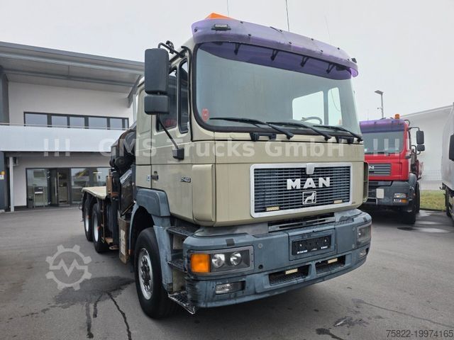 Autokran MAN 27.403 / 6X6 / 28m Kran Palfinger PK35000 WINCH