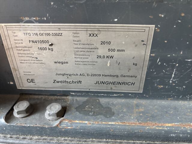 LPG-Gabelstapler Jungheinrich TFG 316s