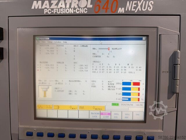 Vertical machining center MAZAK NEXUS VCN 410A