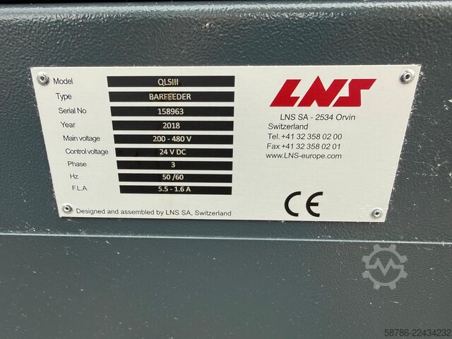 Automatic bar lathe LNS Quick Load Servo III