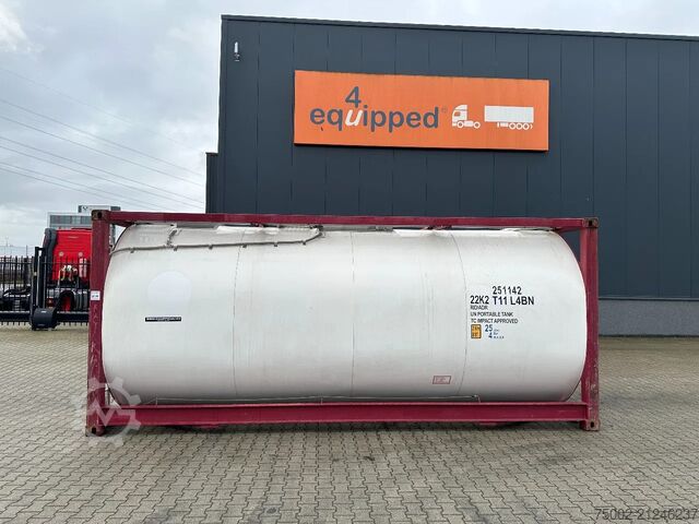 Tankcontainer CIMC tankcontainers 20FT ISO /  25.040L / L4BN / T12 / steam heatin...