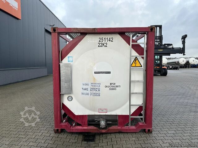 Tankcontainer CIMC tankcontainers 20FT ISO /  25.040L / L4BN / T12 / steam heatin...